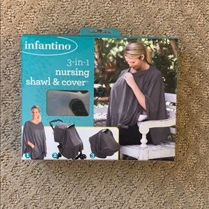 New 3-in-1 Nursing Shawl & Cover